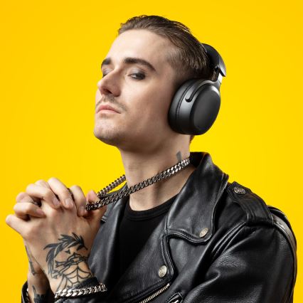 Niceboy Sora - Langattomat kuulokkeet mikrofonilla 250 mAh IPX4 musta