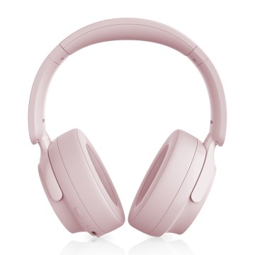 Niceboy Stellar - Langattomat kuulokkeet mikrofonilla ja aktiivisella melunvaimennuksella (ANC), 400 mAh, IPX4, vaaleanpunainen