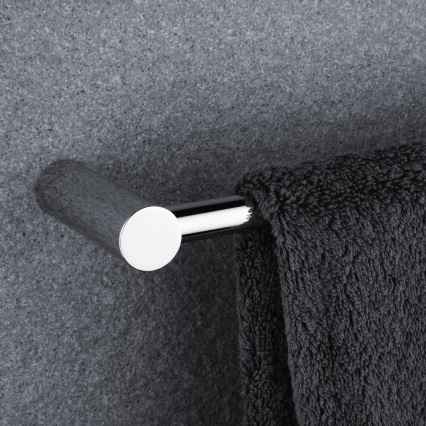 NIMCO BR 11035-26 - Seinäpyyhepidike BORMO 36 cm kiiltävä kromi