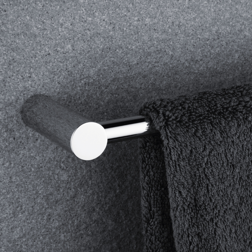 NIMCO BR 11035-26 - Seinäpyyhepidike BORMO 36 cm kiiltävä kromi