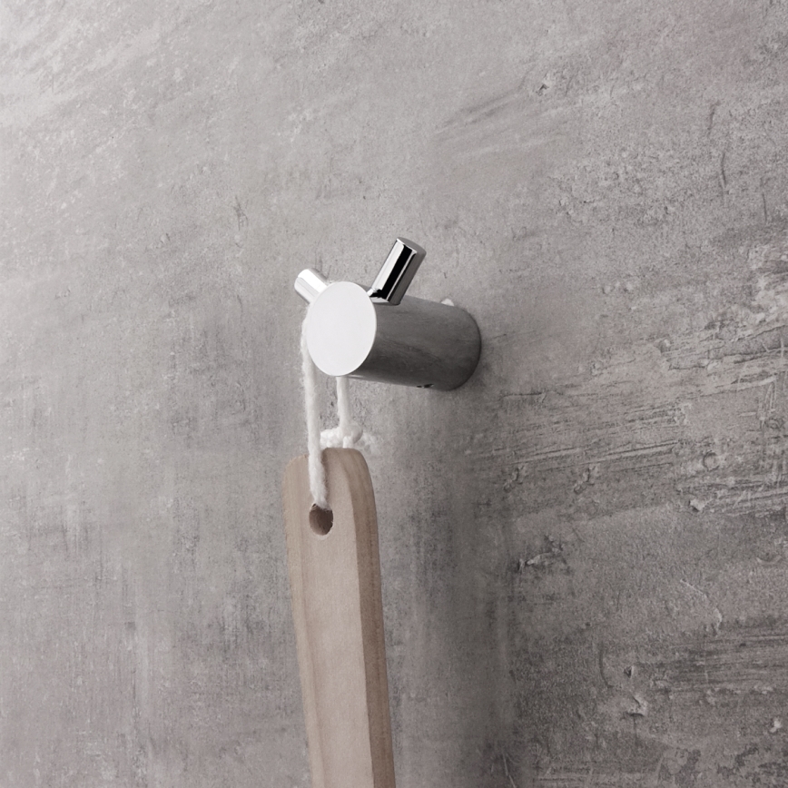 NIMCO BR 11053-26 - Seinäkoukku BORMO kiiltävä kromi