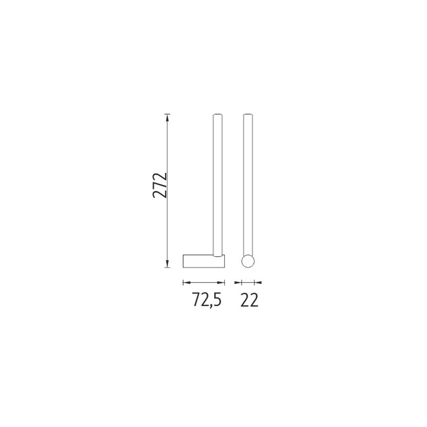 NIMCO BR 11055S-26 - WC-paperin pidike BORMO kiiltävä kromi