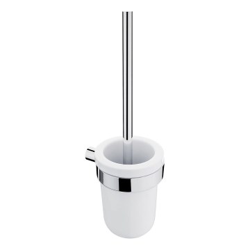 NIMCO BR 11094KU-26 - Seinälle kiinnitettävä wc-harja BORMO valkoinen/kiiltävä kromi