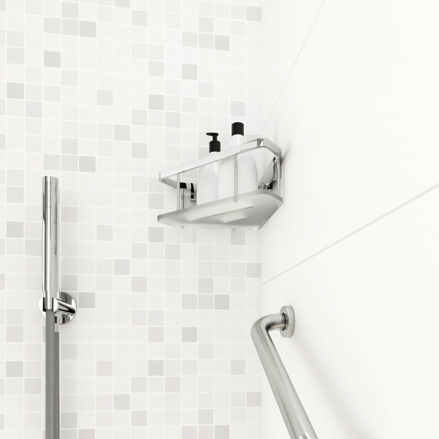 NIMCO Ki 14003-B-26 - Suihkun seinähylly KIBO kiiltävä kromi