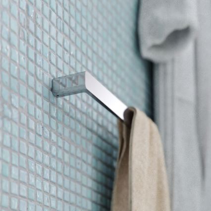 NIMCO MA 29046-26 - Seinäpyyhepidike MAYA 46 cm kiiltävä kromi