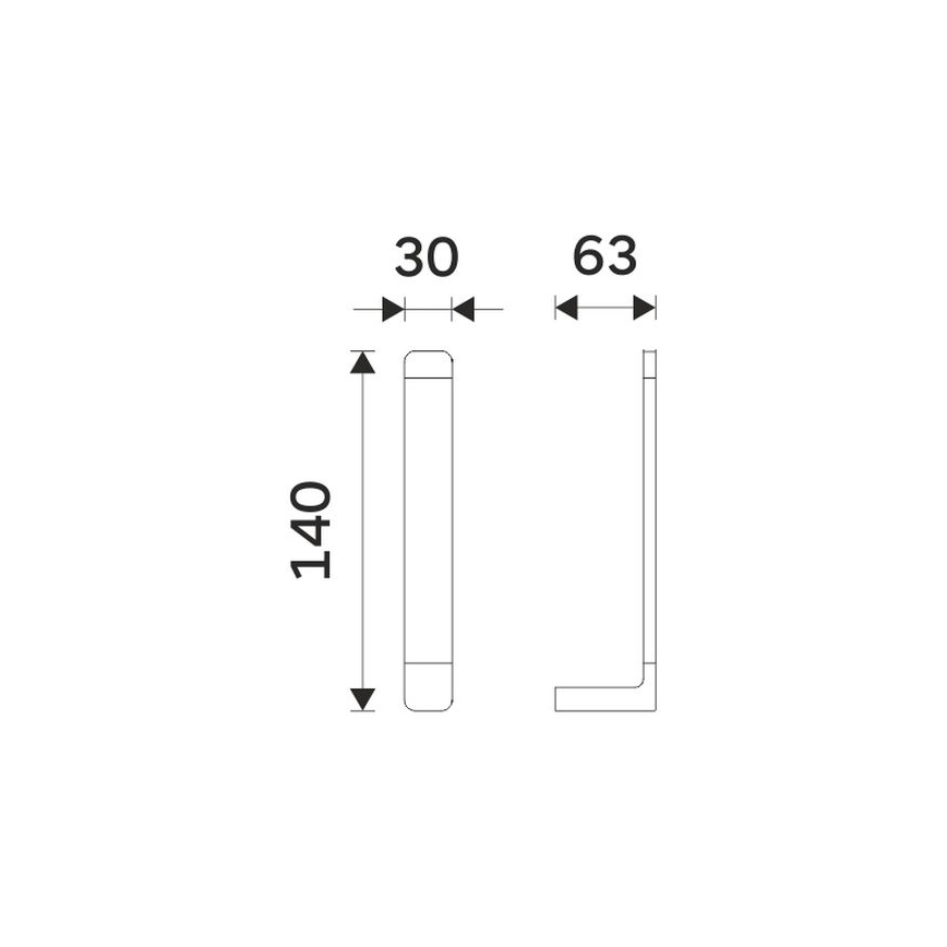NIMCO MA 29055R-26 - WC-paperin pidike MAYA kiiltävä kromi