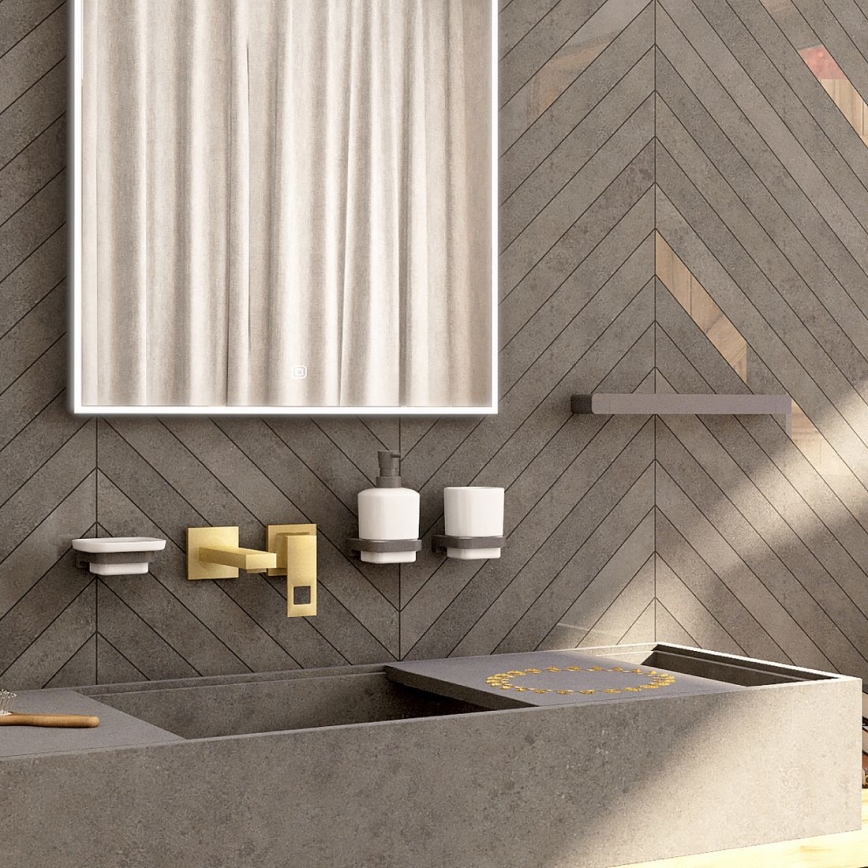 NIMCO MAC 29035-90 - Seinäpyyhepidike MAYA 36 cm matta musta