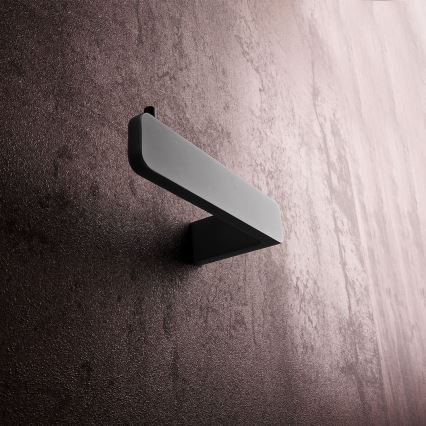 NIMCO MAC setti-94KN-90 - Seinälle kiinnitettävä wc-harja ja wc-paperiteline MAYA valkoinen/matta musta