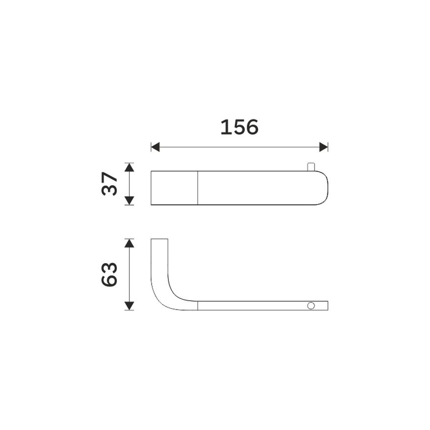 NIMCO NK 30055-26 - WC-paperin pidike NIKAU kiiltävä kromi