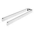 NIMCO NK 30098-26 - Seinäpyyhepidike NIKAU 39 cm kiiltävä kromi
