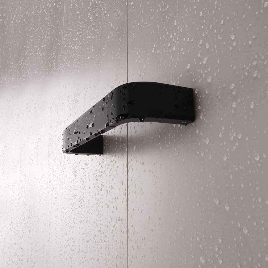 NIMCO NKC 30035-90 - Seinäpyyhepidike NIKAU 39 cm matta musta