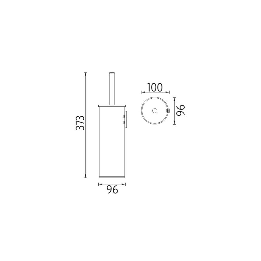 NIMCO UN 13094E-26 - Vessaharja UNIX kiiltävä kromi