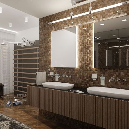 NIMCO ZP 11000 - LED-taustavalaistu kylpyhuonepeili LED/18W/230V 6500K 60x40 cm IP44