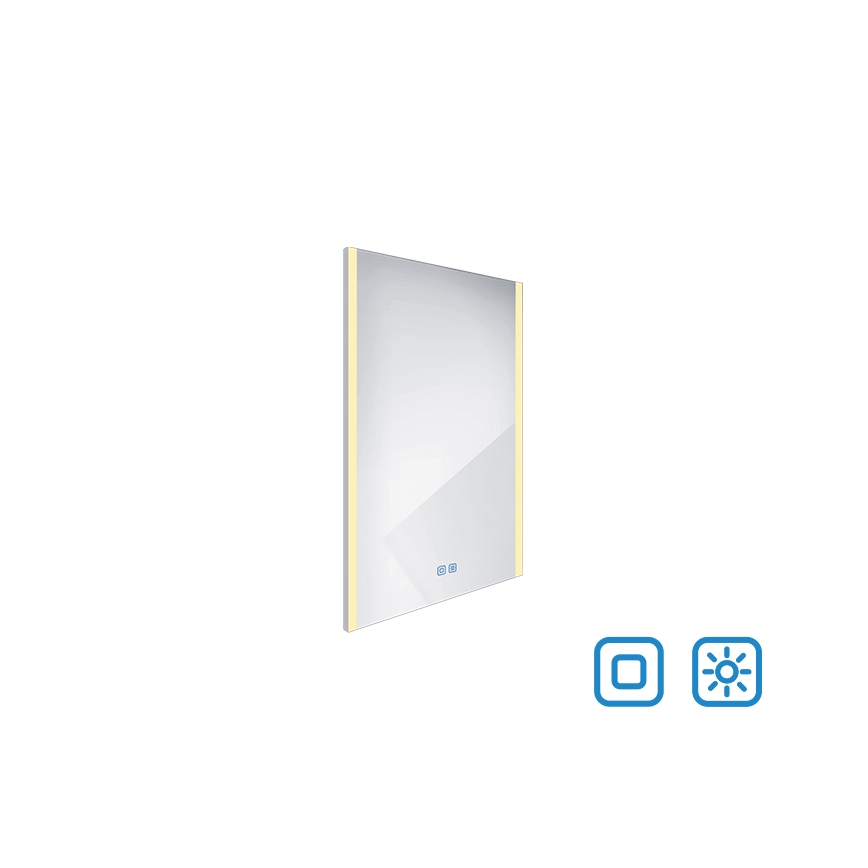NIMCO ZP 11001VX - himmennettävä LED-taustavalaistu kylpyhuonepeili LED/21W/230V 3000–6500K 70x50 cm IP44