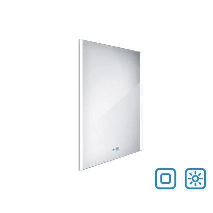 NIMCO ZP 11002VX - Himmennettävä LED-taustavalaistu kylpyhuonepeili LED/24W/230V 3000-6500K 80x60 cm IP44