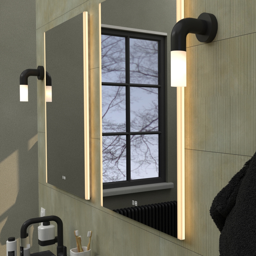 NIMCO ZP 11002VX - Himmennettävä LED-taustavalaistu kylpyhuonepeili LED/24W/230V 3000-6500K 80x60 cm IP44