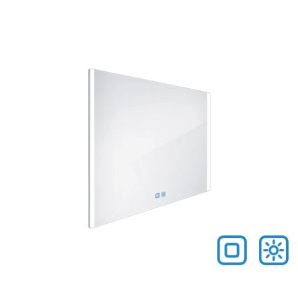 NIMCO ZP 11003VX - LED-himmennettävä taustavalaistu kylpyhuonepeili LED/21W/230V 3000-6500K 70x80 cm IP44
