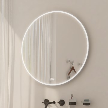 NIMCO ZP 26000RVX - Himmennettävä LED-taustavalaistu kylpyhuonepeili LED/26W/230V 3000–6500K Ø 60 cm IP44