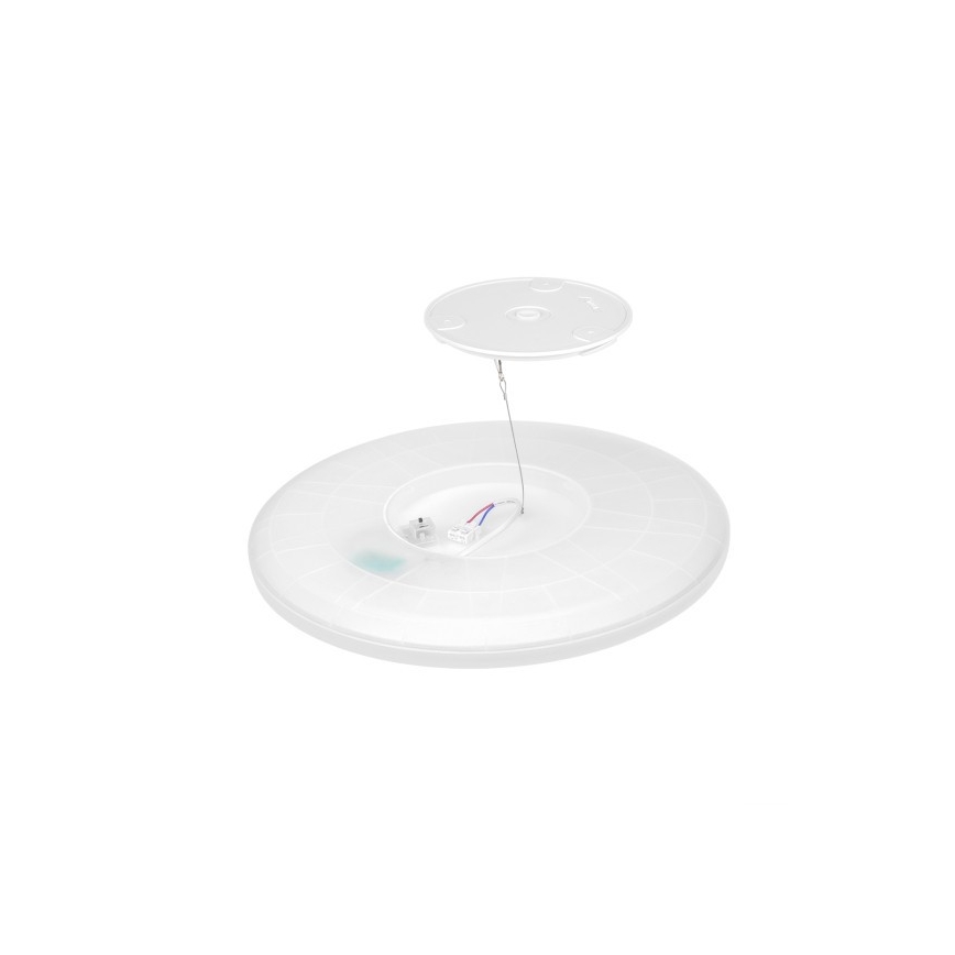 LED Kylpyhuoneen kattovalaisin NIVERA LED/12W/230V IP54 3000/4000/6000K halkaisija 22,5 cm musta