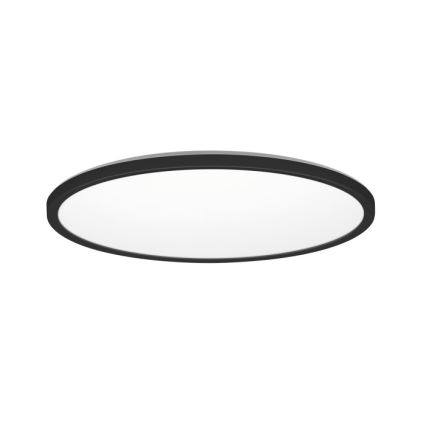 LED Kylpyhuoneen kattovalaisin NIVERA LED/18W/230V IP54 3000/4000/6000K halkaisija 30 cm musta