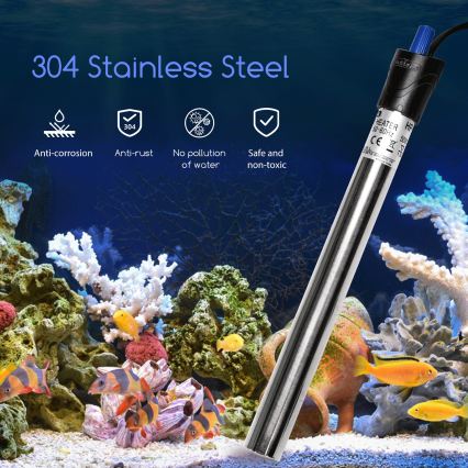 Nobleza - Akvaarion lämmitin 100 W, ruostumaton teräs