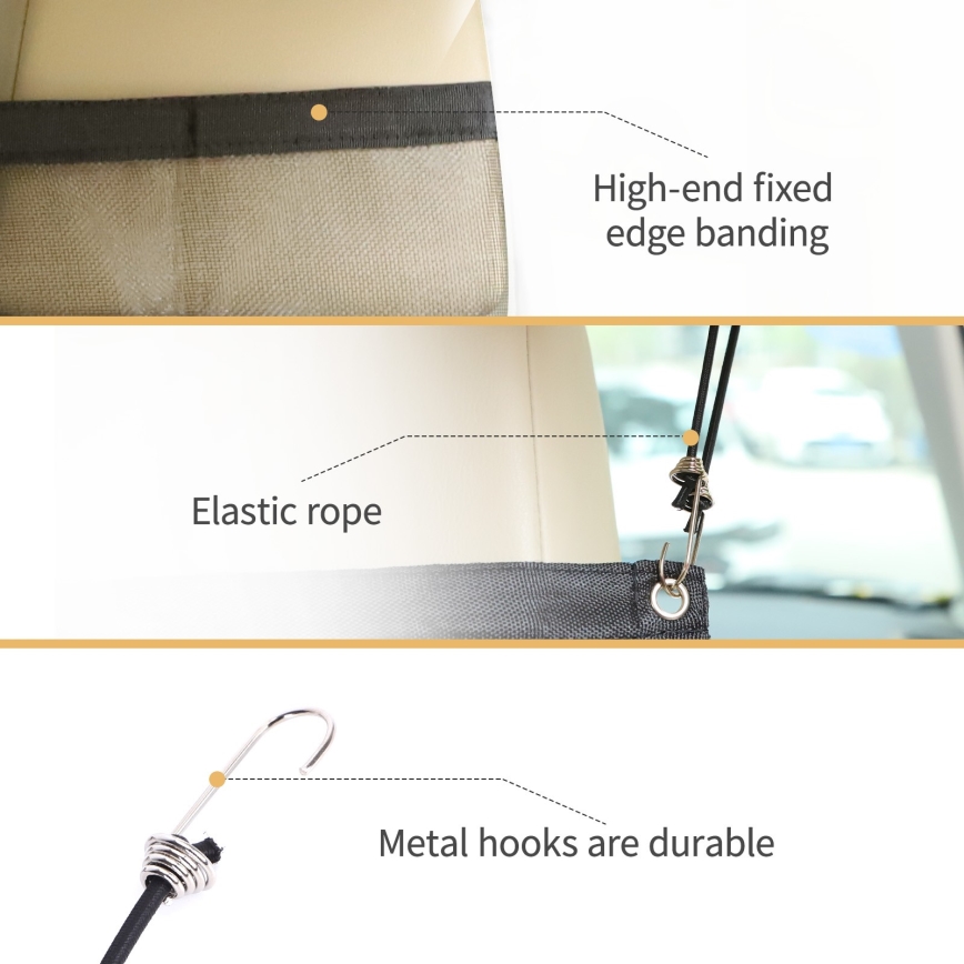 Nobleza - Auton turvaverkko 115x62 cm