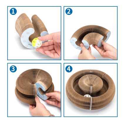 Nobleza - kissan raapimispuu 3-in-1 ruskea