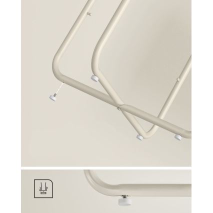 NOIRA-sivupöytä kerma/valkoinen