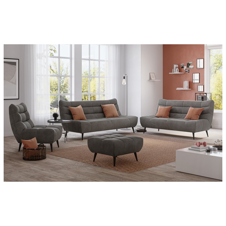 Nojatuoli ALBA, harmaa