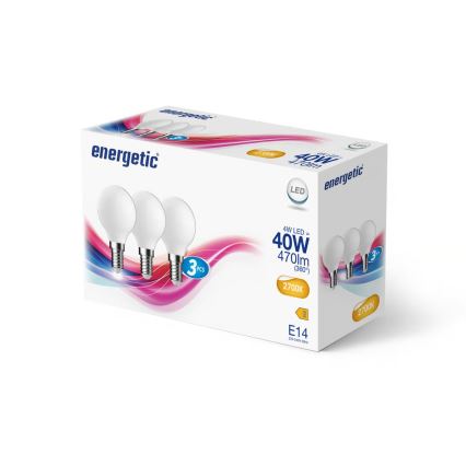 Nordlux - 3 kpl LED-polttimo G45 E14/4W/230V 2700K