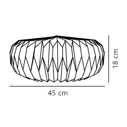 Nordlux - Varjostin kattokruunuun BELLOY E27 halkaisija 45 cm