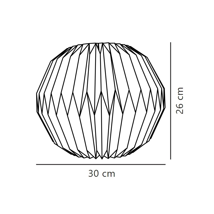 Nordlux - Varjostin kattokruunuun BELLOY E27 halkaisija 30 cm