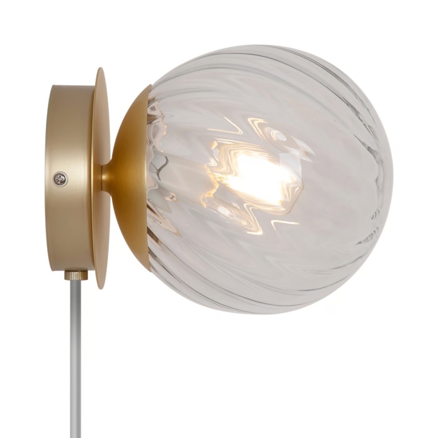 Nordlux - CHISELL seinävalaisin 1xE14/25W/230V, messinki