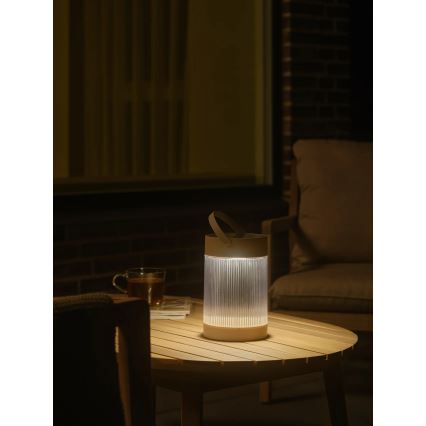 Nordlux - COUPAR LED aurinkovalaisin LED/3,2W/3,7V beige