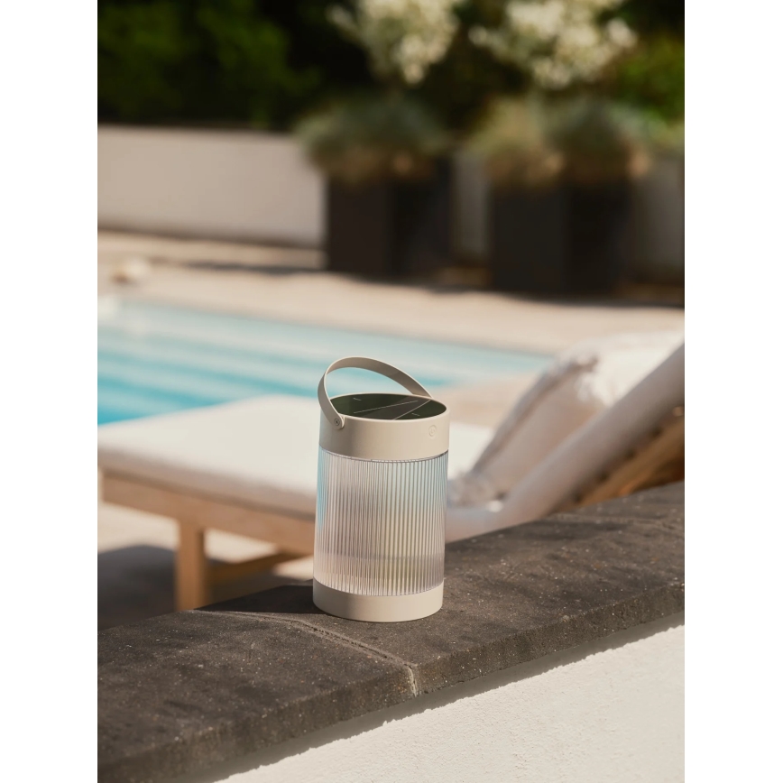 Nordlux - COUPAR LED aurinkovalaisin LED/3,2W/3,7V beige