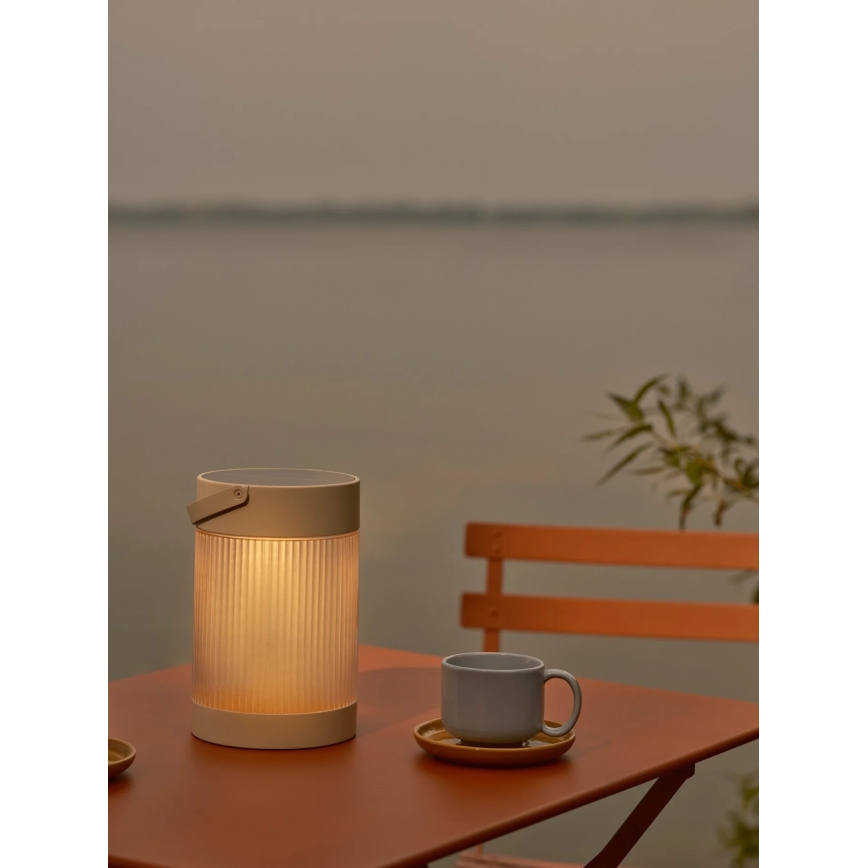 Nordlux - COUPAR LED aurinkovalaisin LED/3,2W/3,7V beige