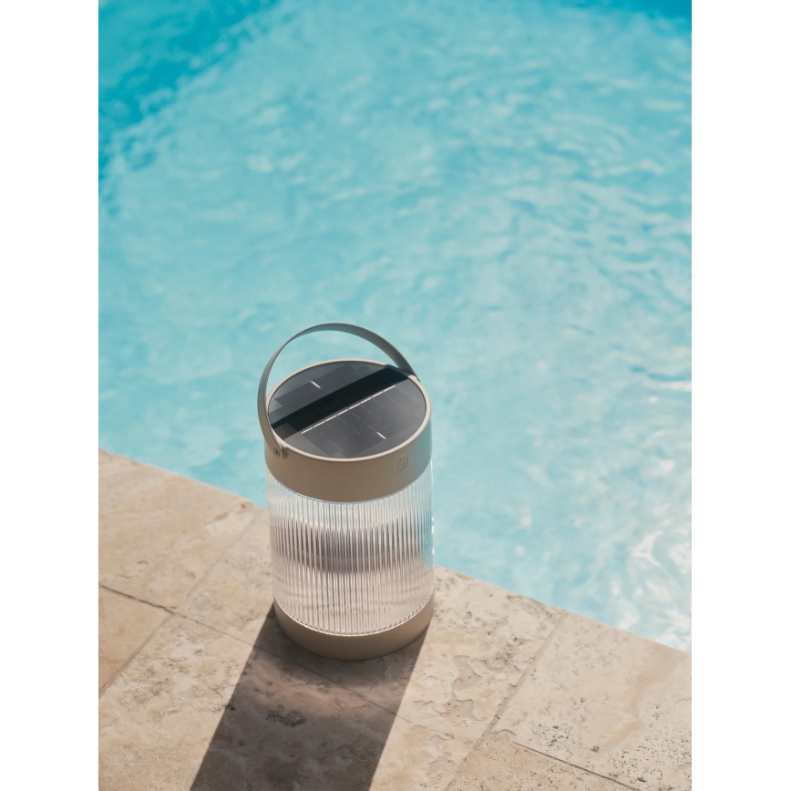 Nordlux - COUPAR LED aurinkovalaisin LED/3,2W/3,7V beige