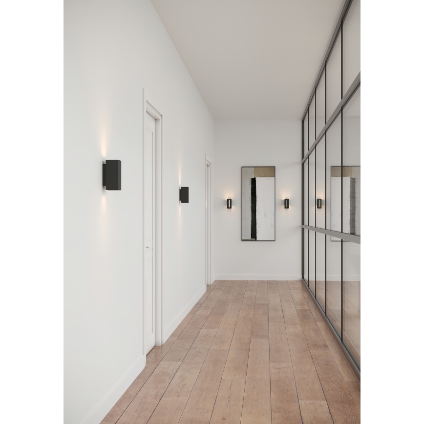 Nordlux - LED himmennettävä seinävalaisin CURTIZ 2xLED/4,5W/230V musta