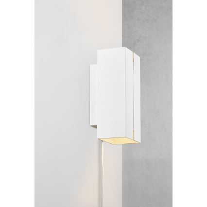 Nordlux - LED himmennettävä seinävalaisin CURTIZ 2xLED/4,5W/230V valkoinen