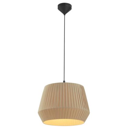Nordlux - DICTE-riippuvalaisin vaijerilla 1xE27/60W/230V, halkaisija 40 cm, beige