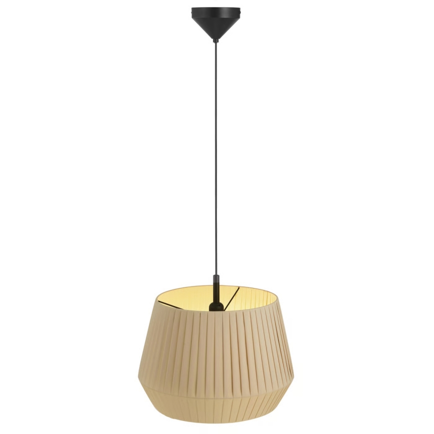 Nordlux - DICTE-riippuvalaisin vaijerilla 1xE27/60W/230V, halkaisija 40 cm, beige