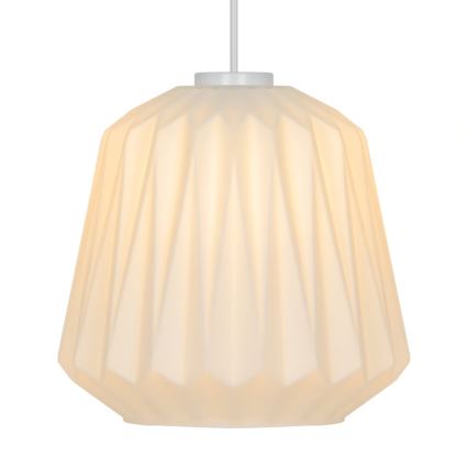 Nordlux - ELBIE-riippuvalaisin vaijerilla 1xE27/15W/230V Ø 24 cm valkoinen
