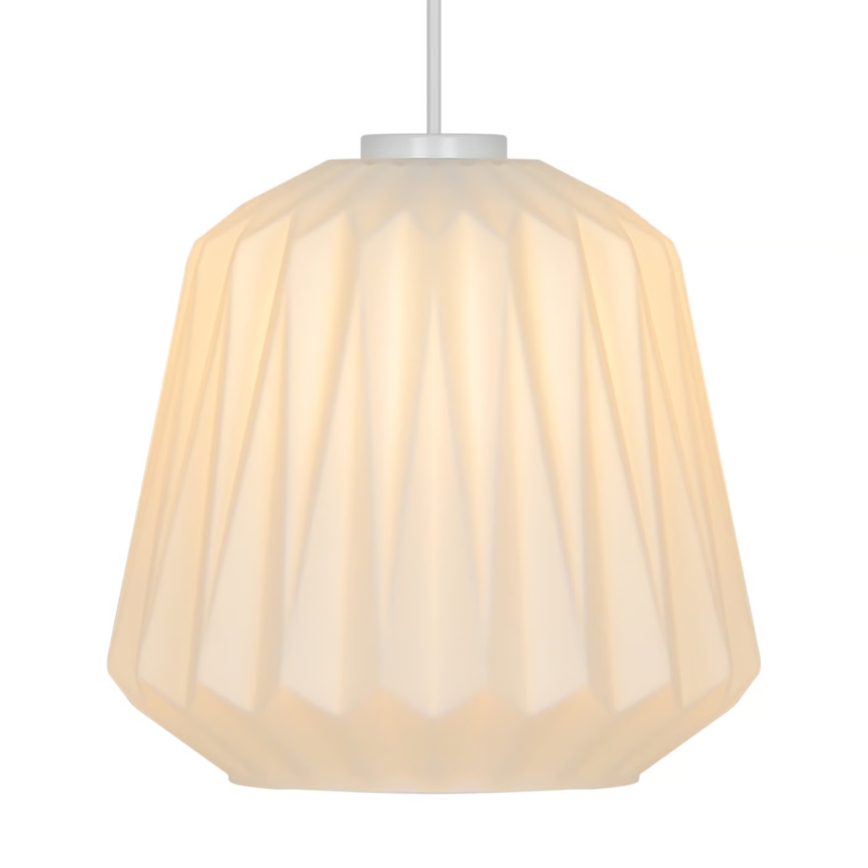Nordlux - ELBIE-riippuvalaisin vaijerilla 1xE27/15W/230V Ø 24 cm valkoinen
