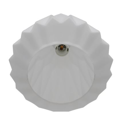 Nordlux - ELBIE-riippuvalaisin vaijerilla 1xE27/15W/230V Ø 24 cm valkoinen