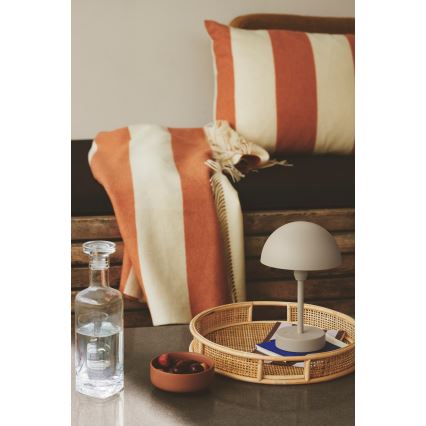 Nordlux - LED himmennettävä ladattava ulkokäyttöön tarkoitettu pöytävalaisin ELLEN LED/2,8W/3,7V IP44 beige