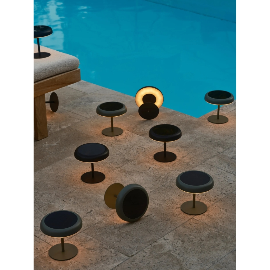 Nordlux - ELMER LED-aurinkovalaisin LED/2W/3,7V IP44 vihreä