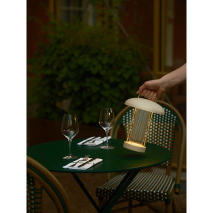 Nordlux - LED-himmennettävä ladattava kosketusohjattu pöytälamppu MIRANO LED/3W/3,7V beige