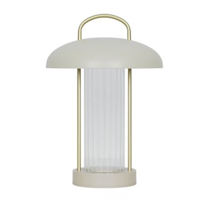 Nordlux - LED-himmennettävä ladattava kosketusohjattu pöytälamppu MIRANO LED/3W/3,7V beige