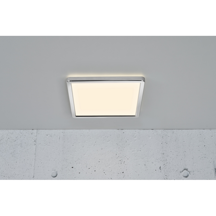 Nordlux - Himmennettävä LED-kattovalaisin kylpyhuoneeseen OJA LED/14,5W/230V 3000/4000K IP54 30x30 cm