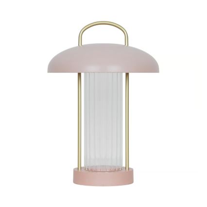 Nordlux - LED-himmennettävä ladattava kosketusohjattu pöytälamppu MIRANO LED/3W/3,7V vaaleanpunainen